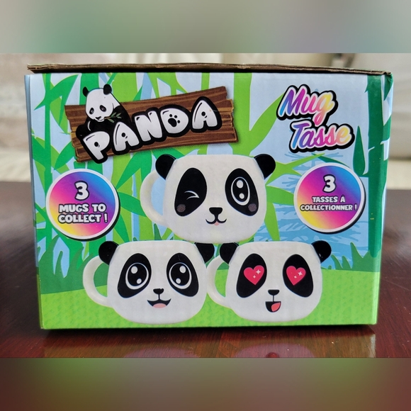 Hand painted ceramic Panda mug - Picture 3 of 5